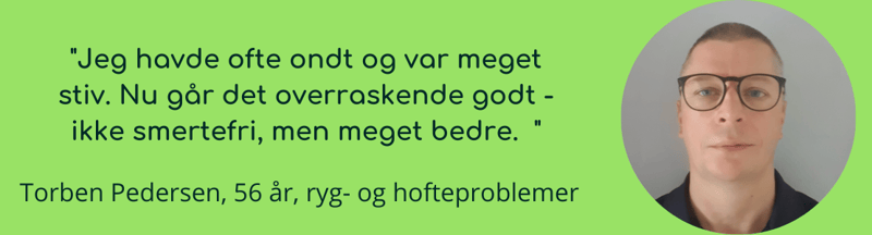 Torbens resultater med træningen